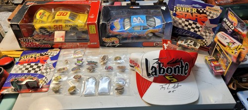 Nascar lot autographed cap - nascar,