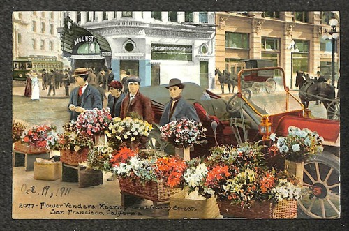 Flower venders kearny geary - venders, &