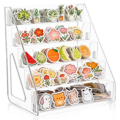 Tier sticker display stand - 5-tier,